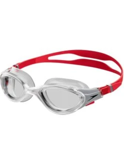 Speedo Biofuse 2.0 Goggles - Clear/Fed Red/Silver