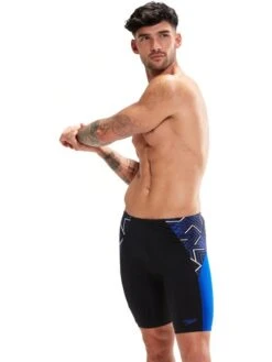 Speedo Splice Jammers - Chroma Blue -Aqua Fit Wear 00300214535 2
