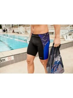 Speedo Splice Jammers - Chroma Blue -Aqua Fit Wear 00300214535 7