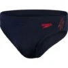 Speedo 7cm Splice Briefs - Hyperboom Navy/Red -Aqua Fit Wear 00301715148