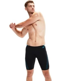 Speedo Splice Jammers - Black/Bolt -Aqua Fit Wear 00303815147 1