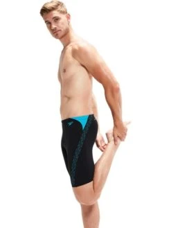 Speedo Splice Jammers - Black/Bolt -Aqua Fit Wear 00303815147 2