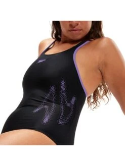 Speedo Racerback One Piece - Boom Logo/Miami Lilac -Aqua Fit Wear 00304315134 6