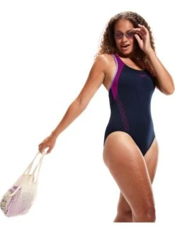 Speedo Flyback One Piece - Hyperboom/Berry/Miami Lilac -Aqua Fit Wear 00305015158 4