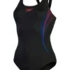 Speedo Muscleback One Piece - Fed Red/Chroma Blue -Aqua Fit Wear 00305814836