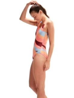 Speedo U-Back One Piece - Soft Coral/Nectarine 11 Speedo U-Back One Piece - Soft Coral/Nectarine -Aqua Fit Wear 00308914497 2