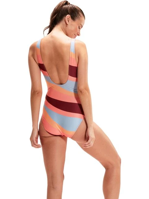 Speedo U-Back One Piece - Soft Coral/Nectarine 6 Speedo U-Back One Piece - Soft Coral/Nectarine - Image 4