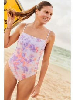 Speedo Adjustable Thinstrap One Piece - Miami Lilac/Soft Coral -Aqua Fit Wear 00309414496 11