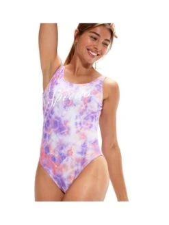 Speedo Deep U-Back One Piece - Miami Lilac/Soft Coral 16 Speedo Deep U-Back One Piece - Miami Lilac/Soft Coral -Aqua Fit Wear 00313414520 6
