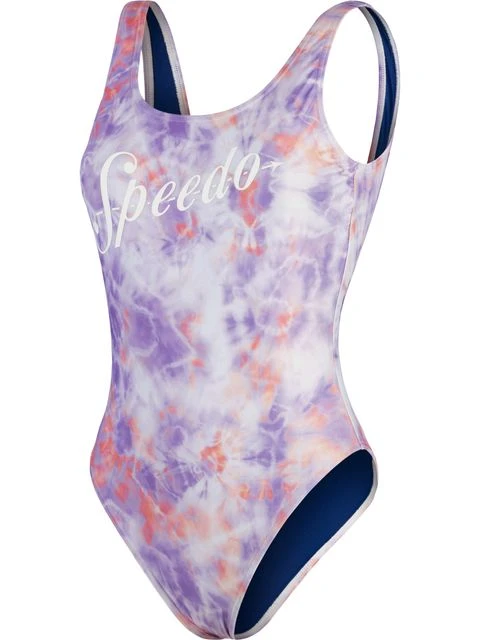 Speedo Deep U-Back One Piece - Miami Lilac/Soft Coral 3 Speedo Deep U-Back One Piece - Miami Lilac/Soft Coral