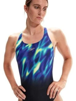 Speedo Powerback One Piece - Chroma Blue/Aquarium/Bright Zest -Aqua Fit Wear 00314815196 4