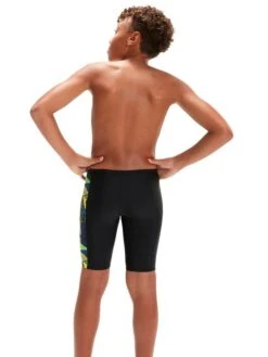 Speedo Panel Jammers - Flame/Yellow/Green -Aqua Fit Wear 00316214735 10