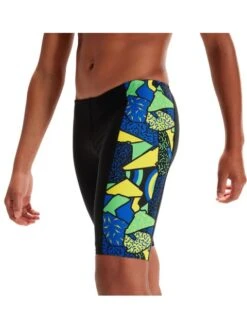 Speedo Panel Jammers - Flame/Yellow/Green -Aqua Fit Wear 00316214735 11