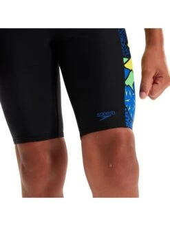 Speedo Panel Jammers - Flame/Yellow/Green -Aqua Fit Wear 00316214735 12