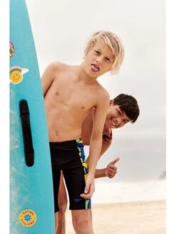 Speedo Panel Jammers - Flame/Yellow/Green -Aqua Fit Wear 00316214735