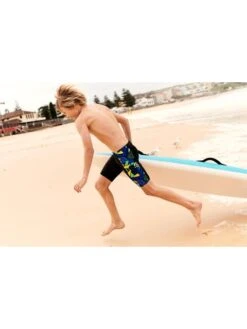 Speedo Panel Jammers - Flame/Yellow/Green -Aqua Fit Wear 00316214735 3