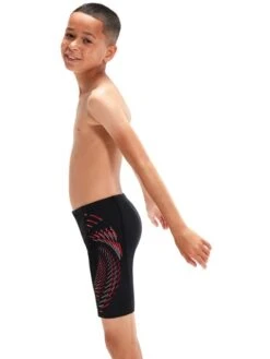 Speedo Jammers - Red/Dapple Grey -Aqua Fit Wear 00317014377 3