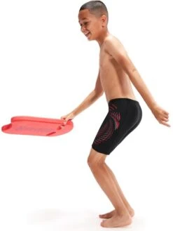 Speedo Jammers - Red/Dapple Grey -Aqua Fit Wear 00317014377 5
