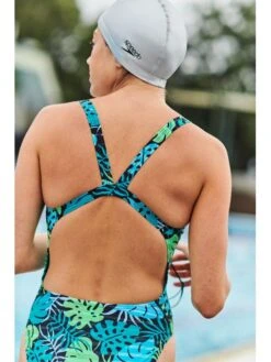 Speedo Leaderback One Piece - Aquarium/Aquasplash 19 Speedo Leaderback One Piece - Aquarium/Aquasplash -Aqua Fit Wear 00317315206