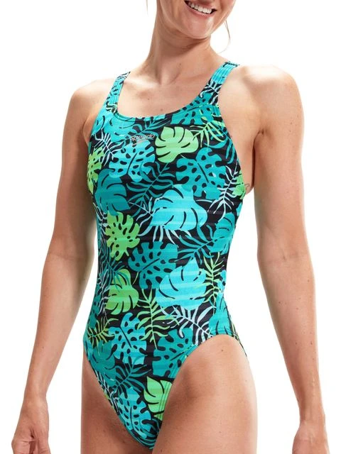 Speedo Leaderback One Piece - Aquarium/Aquasplash 9 Speedo Leaderback One Piece - Aquarium/Aquasplash - Image 7
