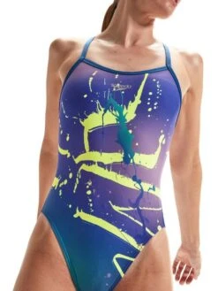 Speedo Turnback One Piece - Ammonite/Miami Lilac -Aqua Fit Wear 00317415203 8