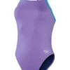 Speedo Lattice Back One Piece - Miami Lilac/Aquarium -Aqua Fit Wear 00317815500