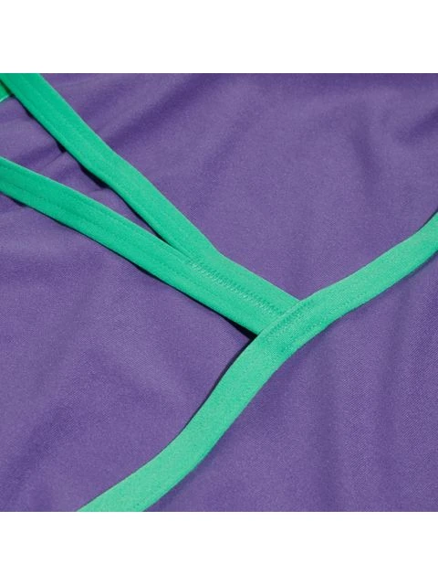 Speedo Solid V-Back One Piece - Aquarium/Fake Green 4 Speedo Solid V-Back One Piece - Aquarium/Fake Green - Image 2