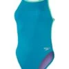 Speedo Solid V-Back One Piece - Aquarium/Fake Green -Aqua Fit Wear 00317915501