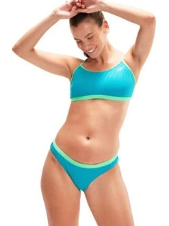 Speedo Solid Waistband Briefs - Aquarium/Fake Green -Aqua Fit Wear 00318215501 2