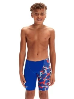 Speedo V-Cut Jammers - Shark Infested Water 9 Speedo V-Cut Jammers - Shark Infested Water -Aqua Fit Wear 00318315140 2