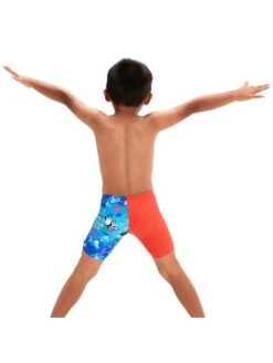 Speedo Jammers - Coral/Cobalt 11 Speedo Jammers - Coral/Cobalt -Aqua Fit Wear 00323215163 3