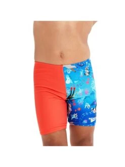 Speedo Jammers - Coral/Cobalt 12 Speedo Jammers - Coral/Cobalt -Aqua Fit Wear 00323215163 5