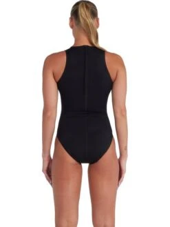 Speedo Hydrasuit One Piece - Black/Siren Red 9 Speedo Hydrasuit One Piece - Black/Siren Red -Aqua Fit Wear 00339815802 3