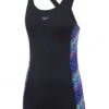 Speedo Leaderback Legsuit - Miami Lilac/Beautiful Blue -Aqua Fit Wear 00340615800
