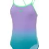 Speedo Thinstrap One Piece - Ombre Miami Lilac/Aquarium -Aqua Fit Wear 00340715799