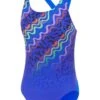 Speedo Leaderback One Piece - Powerstrike Beautiful Blue/Miami Lilac -Aqua Fit Wear 00340815796 2