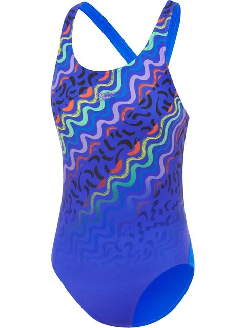 Speedo Leaderback One Piece - Powerstrike Beautiful Blue/Miami Lilac 3 Speedo Leaderback One Piece - Powerstrike Beautiful Blue/Miami Lilac