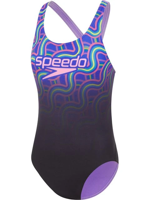 Speedo Leaderback One Piece - Beautiful Blue/Miami Lilac 3 Speedo Leaderback One Piece - Beautiful Blue/Miami Lilac