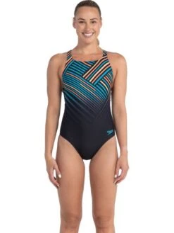 Speedo Medalist One Piece - Aquarium/Siren -Aqua Fit Wear 00346415856 2