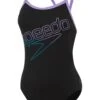Speedo Turnback One Piece - HyperBoom/Miami Lilac -Aqua Fit Wear 00346615857