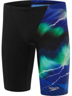 Speedo V-Cut Jammers - Beautiful Blue/Siren Red