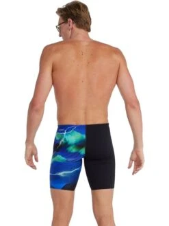 Speedo V-Cut Jammers - Beautiful Blue/Siren Red -Aqua Fit Wear 00347015852 3