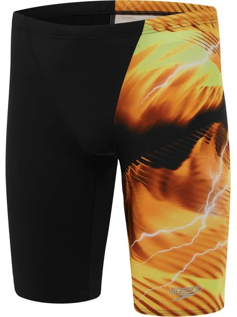 Speedo V-Cut Jammers - Boost Orange/Chartreuse 3 Speedo V-Cut Jammers - Boost Orange/Chartreuse