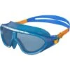 Speedo Junior Biofuse Rift Swim Mask - Blue Tint/Orange -Aqua Fit Wear 012132255