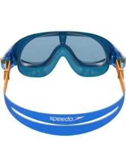 Speedo Junior Biofuse Rift Swim Mask - Blue Tint/Orange -Aqua Fit Wear 012132255 2