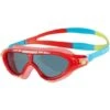 Speedo Junior Biofuse Rift Swim Mask - Smoke/Lava Red/Japan Blue