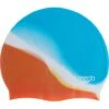 Speedo Multi Colour Swim Cap - Hypersonic Blue/Volcanic Orange -Aqua Fit Wear 06169f937