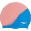 Speedo Multi Colour Swim Cap - Bondi Blue/Neon Fire -Aqua Fit Wear 06169f938