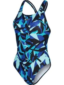 Speedo Powerback One Piece - Chrome Blue/Aquarium