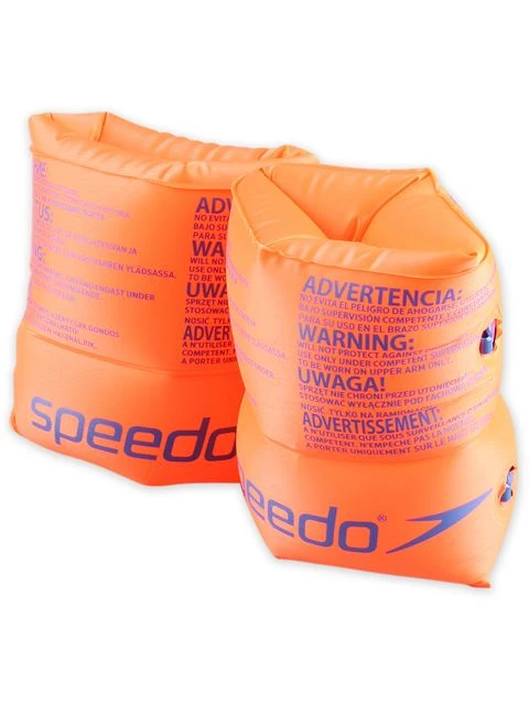 Speedo Roll Up Armbands - Orange 3 Speedo Roll Up Armbands - Orange